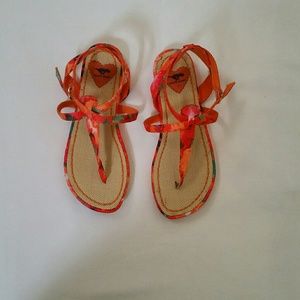 Rocket Dog floral print sandals